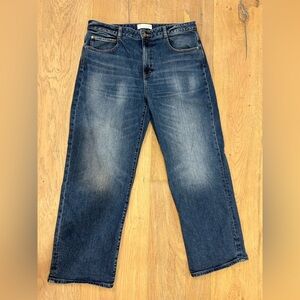 Zara Women’s Relaxed Fit Jeans in Deep Blue